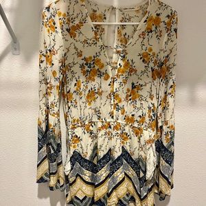 Floral summer romper